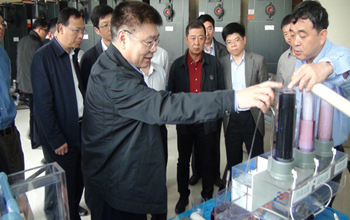 福建省委常委、乐山市委书记王蒙徽及有关部门掌管人一行光临公司视察